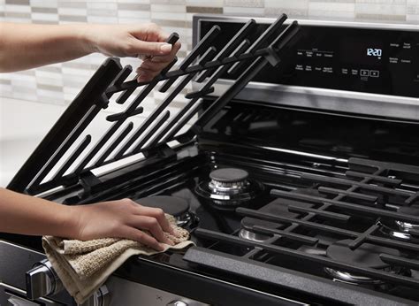 how to clean whirlpool stove grates